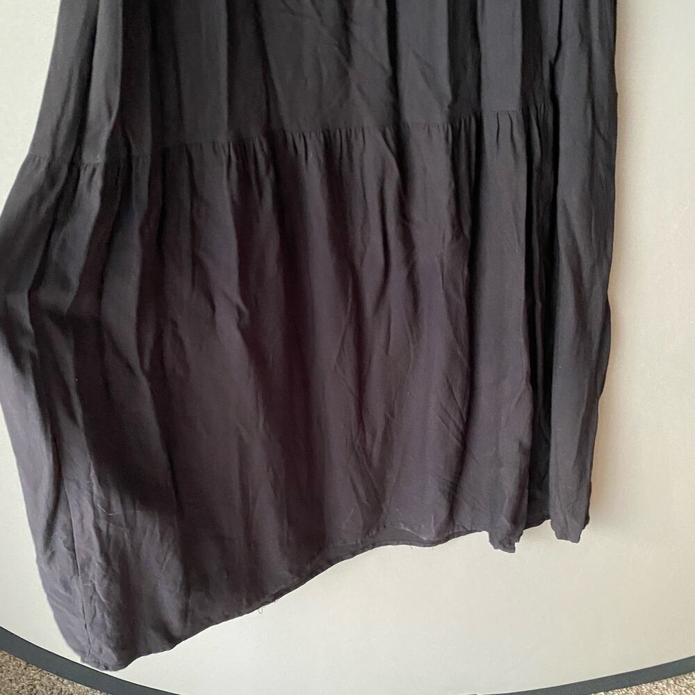 Zessica sz S black short sleeve‎ maxi sundress dress - Picture 4 of 9